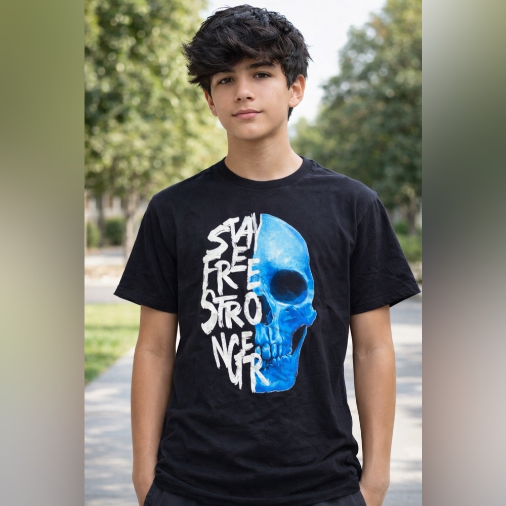 Boys Skull T-Shirt size Large